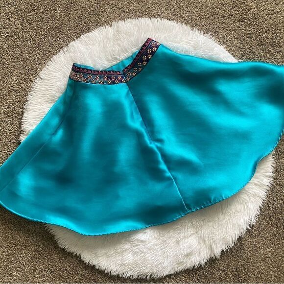 ellie wilde 2 Piece Beaded Dress Corset Top Flowy Skirt Pockets Prom Homecoming - Picture 9 of 16